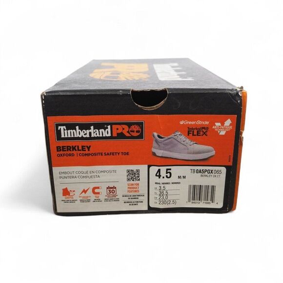 Timberland PRO Berkley Composite Safety Toe Oxfords A5PGX Men's 4.5 Women's 6 - Picture 12 of 12